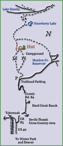 Hut & trail map